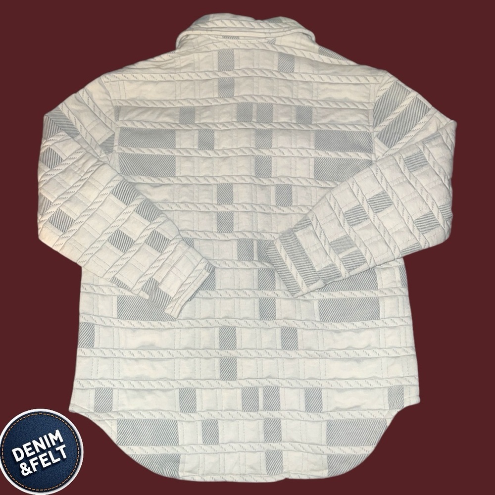 Buckle/BKE Women's Beige Textured Quilted Shacket/Jacket‎ Button Down | NEW/NWOT - Picture 7 of 15